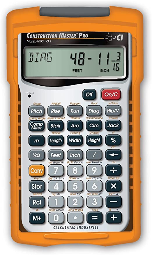 CONSTRUCTION CALCULATOR MASTER PRO CONSTRUCTION CALCULATOR MASTER PRO